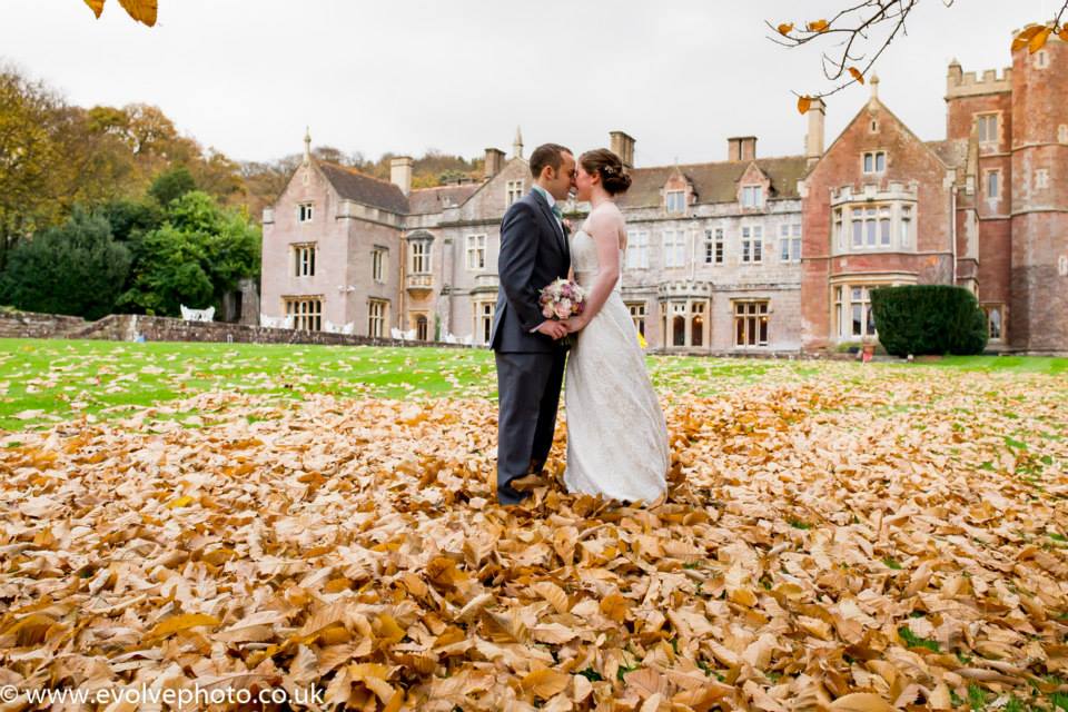 Autumn wedding at st audries 