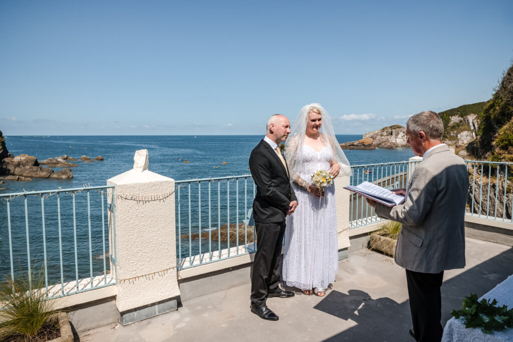 Wedding Photo by Balcony