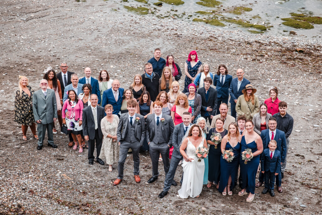 Wedding Party on the Beach