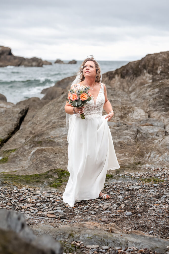 Bride with Flowers