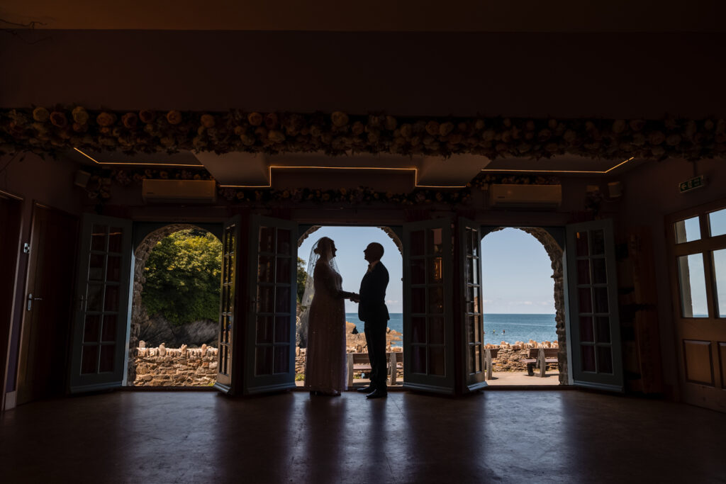 Wedding Couple in the Shade 2